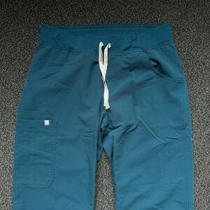 Figs Caribbean Blue Scrub Pants